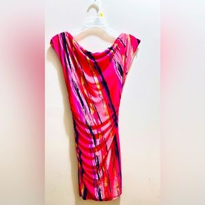 Plant gold multicolor shoulder dress gentle worn